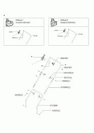 2 РУЧКА, ВЫКЛЮЧАТЕЛЬ AL-KO аэратор Combi Care 38 Е Comfort Артикул: 112800 с 01/2012 до 11/2019