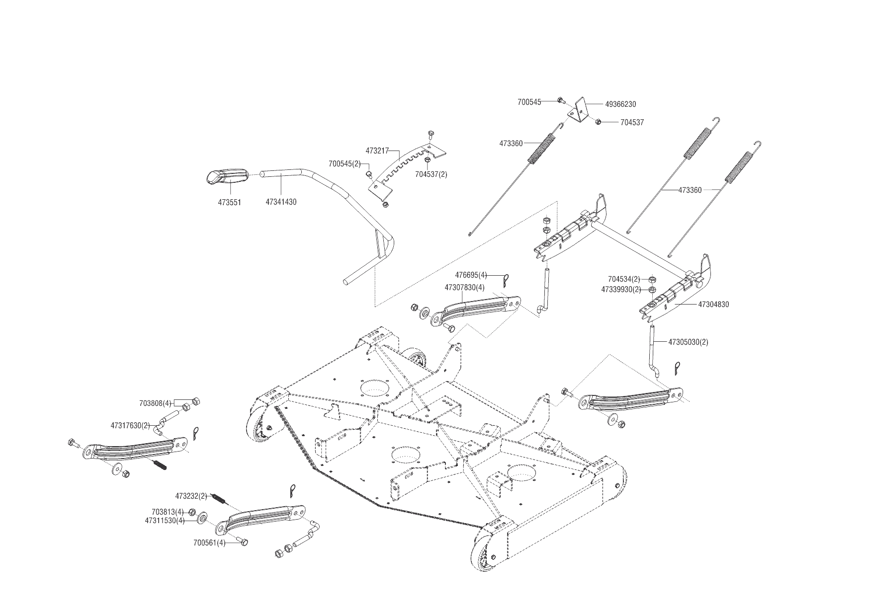 5 ПОДКЛЮЧЕНИЕ ПРИВОДА Solo by AL-KO трактор T 22-110.0 HDH-A V2 Артикул: 127575