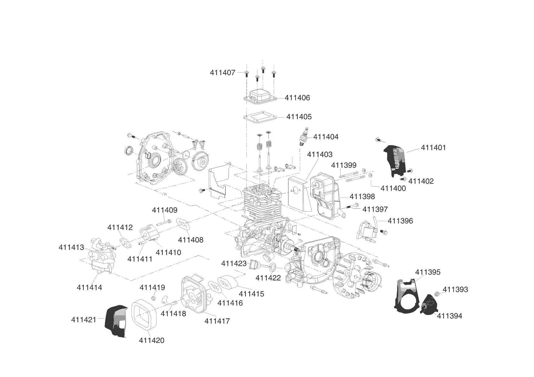 1 |  Art. Nr.: 467016 AL-KO MOTOR 144F  | МАГНЕТО - МАХОВИК - ПОРШЕНЬ - КОЛЕНВАЛ - КОЛЬЦА - ШАТУН - СТАРТЕР - ЦИЛИНДР  - КАРБЮРАТОР