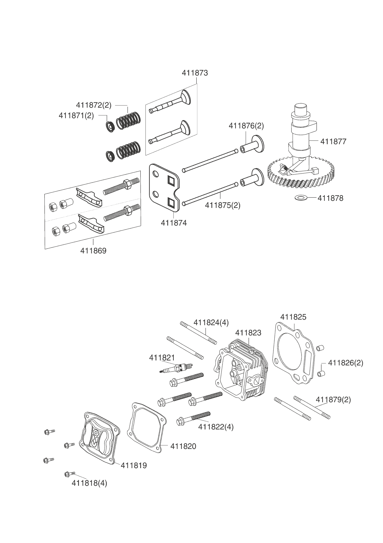 2 |  Art. Nr.: 474317 AL-KO B-MOTOR PRO 160 QSS LC1P65FA R3000 EU2  | ГОЛОВКА БЛОКА - КЛАПАНА