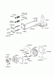 2 |  ГОЛОВКА БЛОКА - КЛАПАНА  | Art. Nr.: 479790 AL-KO B-MOTOR APL-TECH 120 OHV - 1P60F-A с 01/2013 до 09/2013 года