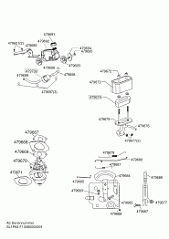 3 |  БАК - КАРБЮРАТОР  | Art. Nr.: 479802 AL-KO B-MOTOR APL-TECH 135 OHV - 1P64 | с 09/2013 года