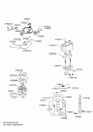 3 |  БАК - КАРБЮРАТОР  | Art. Nr.: 479803 AL-KO B-MOTOR APL-TECH 165 OHV - 1P68F-B-02   | с 09/2013 года