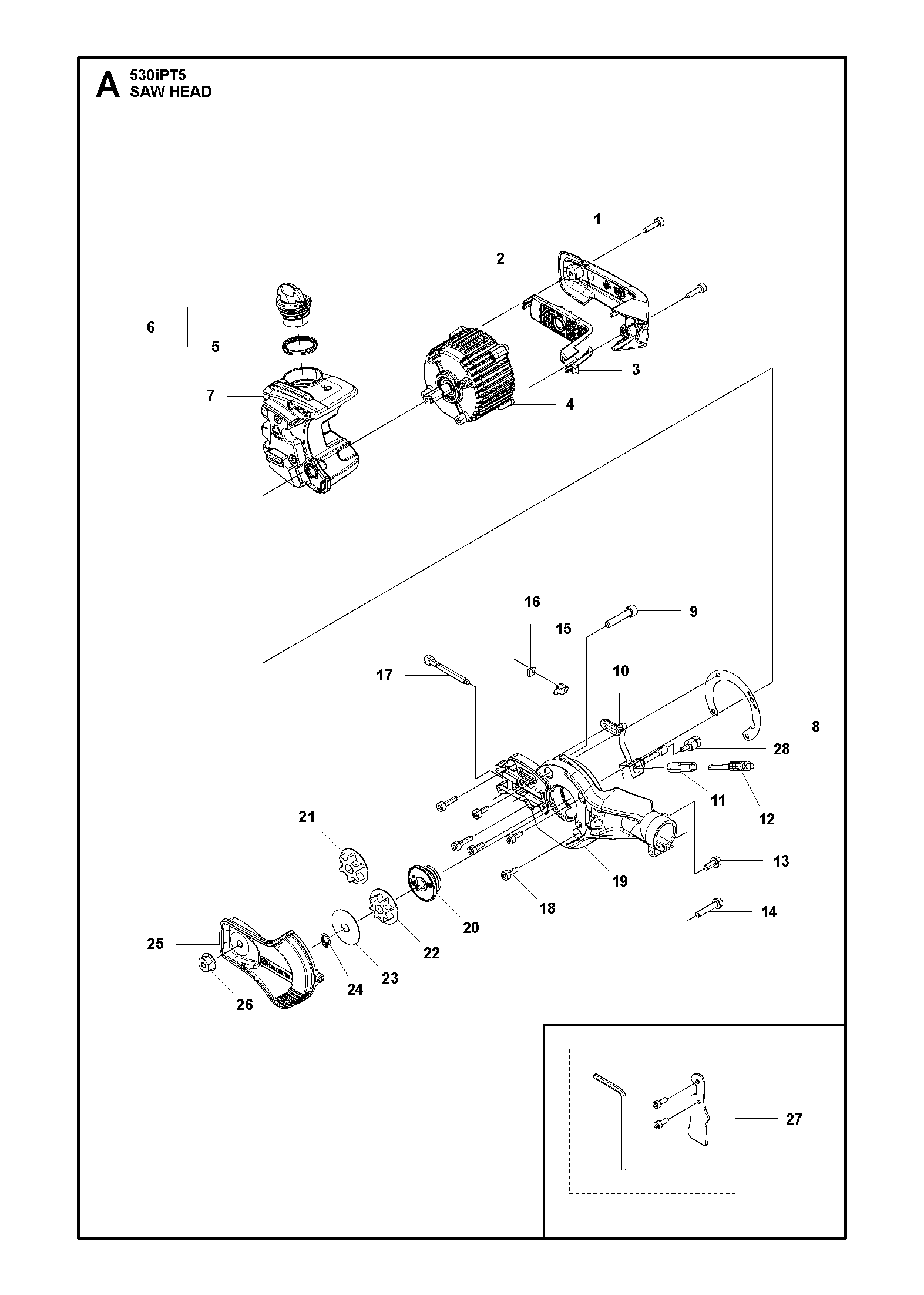 Пильная головка