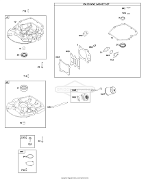 9 | 122Q02-0169-B1 | I - Комплект прокладок двигателя, поддон | Двигатель BRIGGS & STRATTON