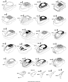 8 | 126T02-0278-B1 | H - Кожухи | Двигатель BRIGGS & STRATTON