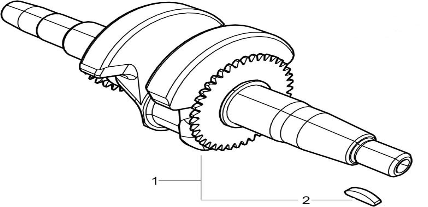 Fubag BS 3500 (838 755) Коленвал/Балансир