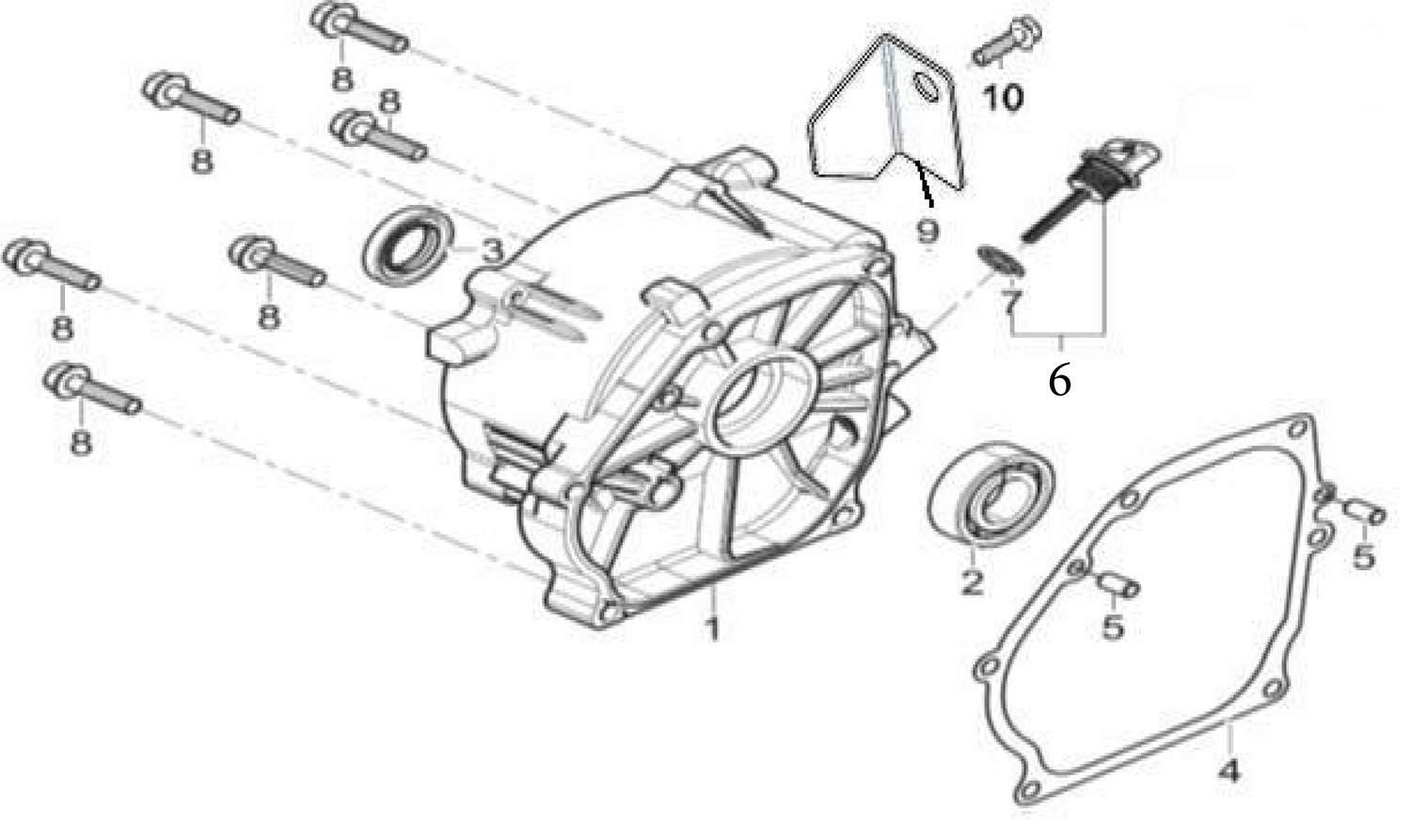 Fubag BS 3500 (838 755) Крышка картера