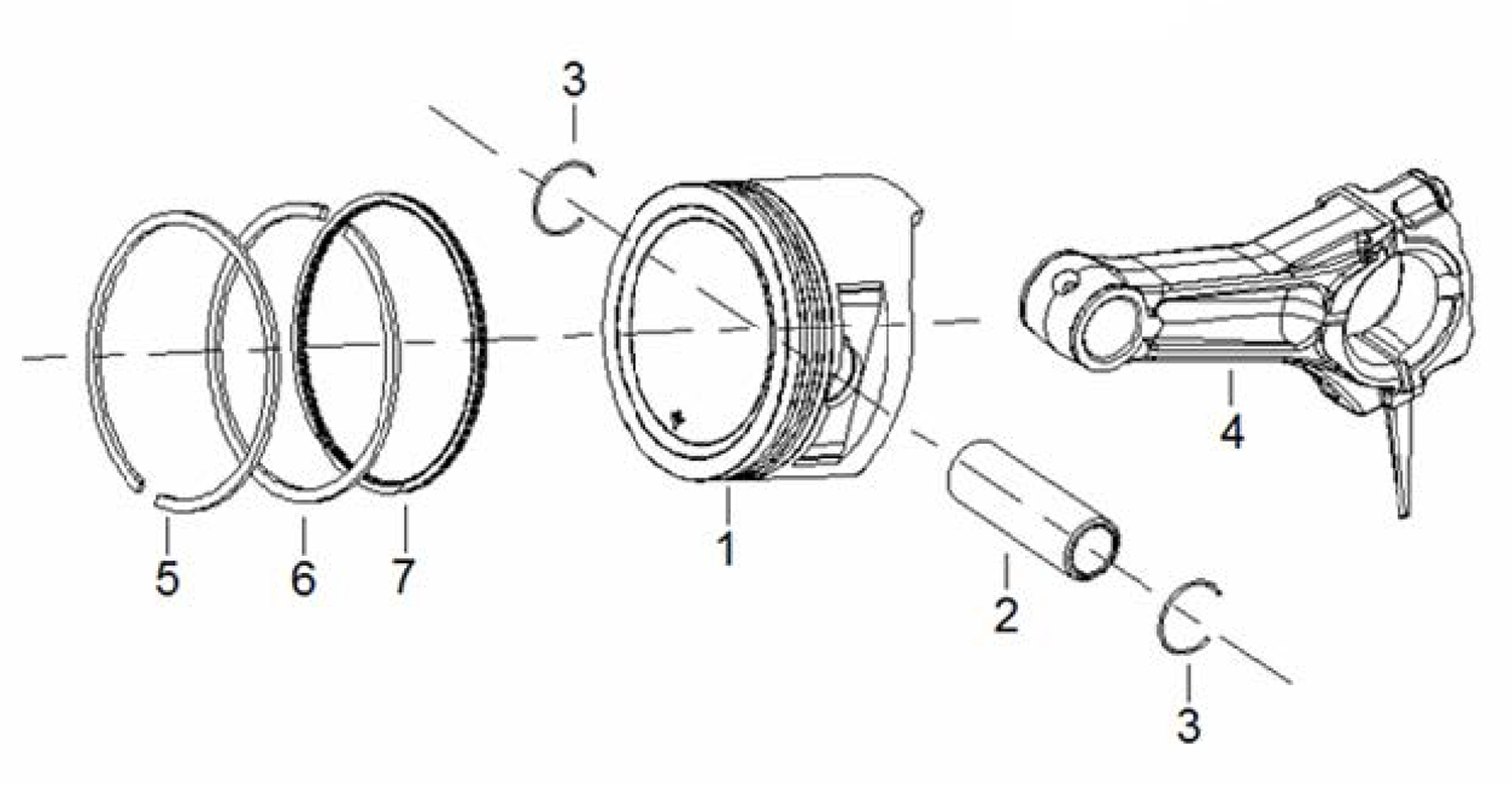 Fubag BS 3500 (838 755) Поршень в сборе