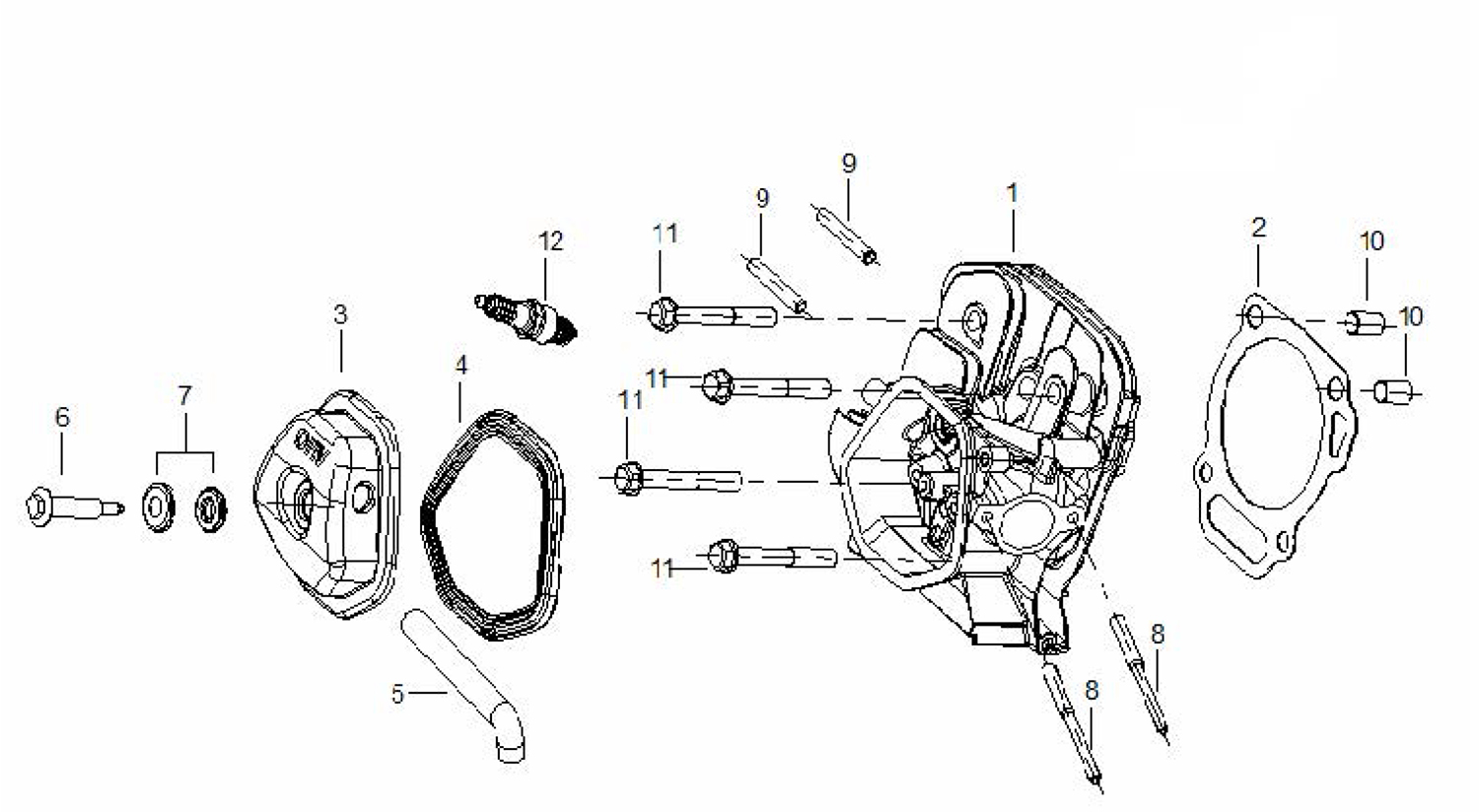 Fubag BS 5500 A ES (838756) Головка блока цилиндра