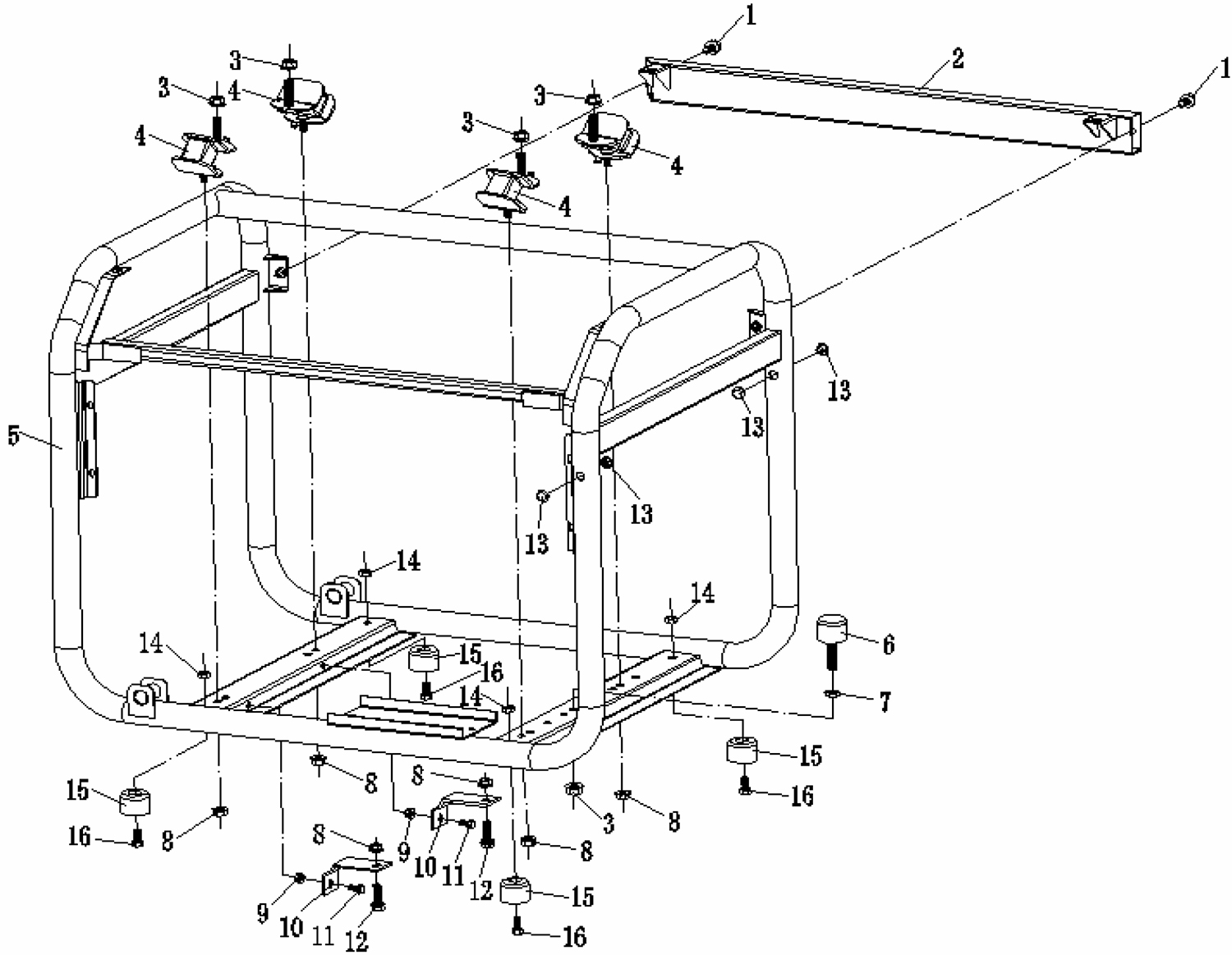 Fubag BS 5500 A ES (838756) Рама