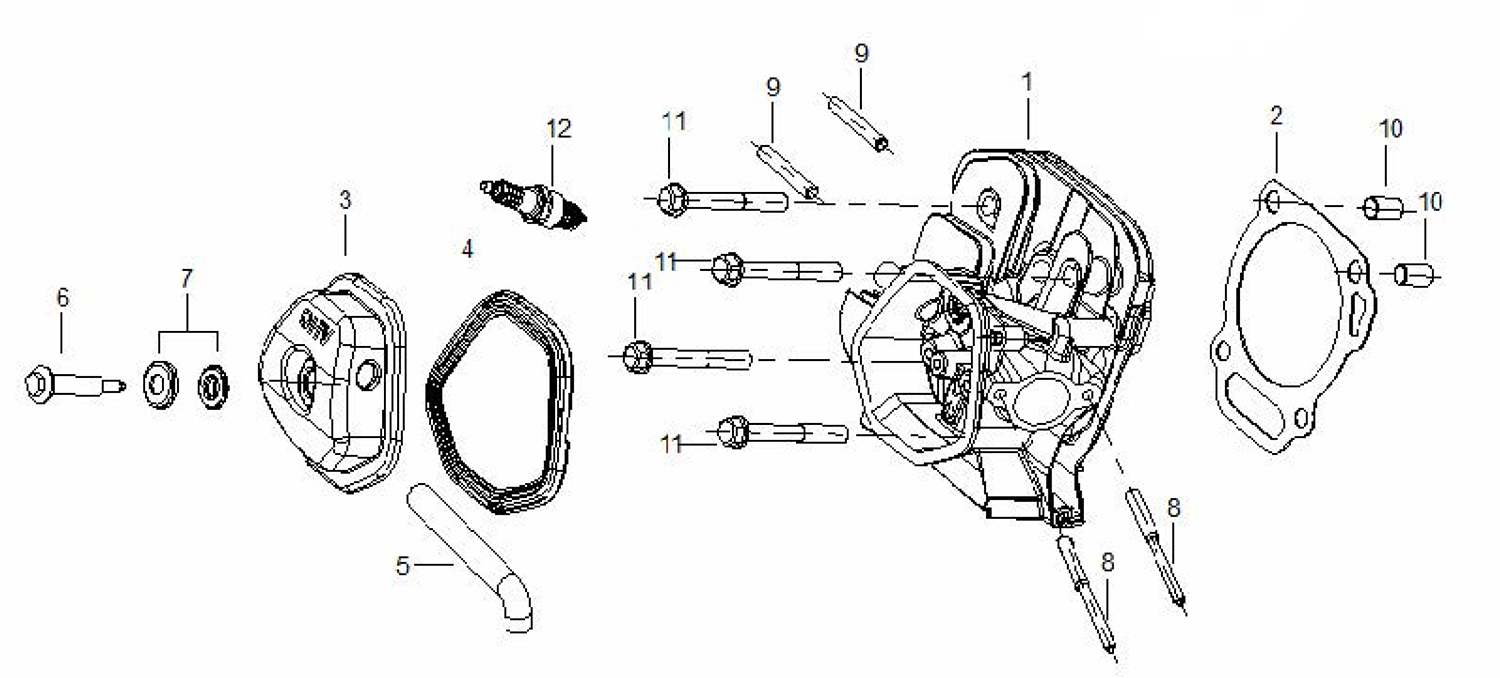 Fubag BS 6600 (838298) Головка блока цилиндра