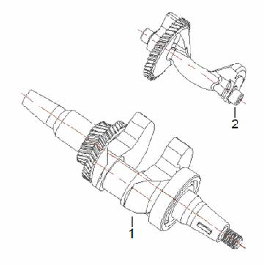 Fubag BS 6600 (838298) Коленвал/Балансир