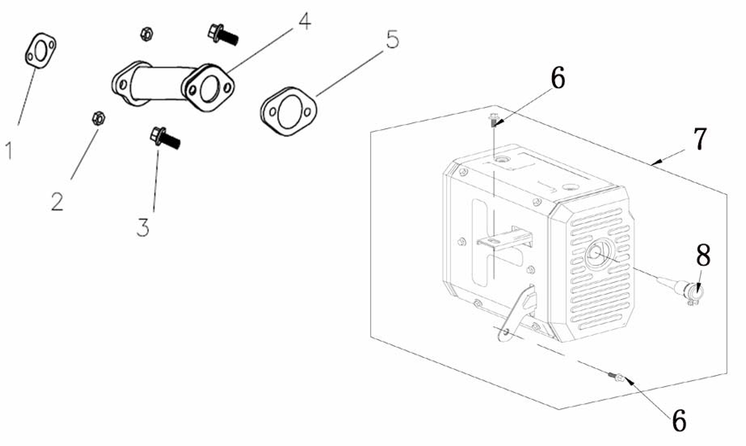 Fubag BS 6600 (838797) Глушитель