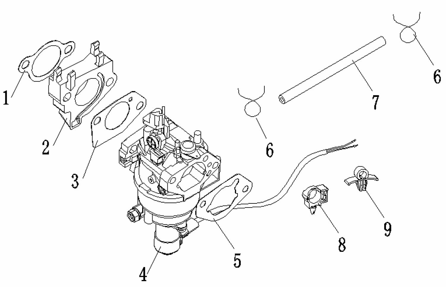 Fubag BS 6600 A ES (838757) Карбюратор