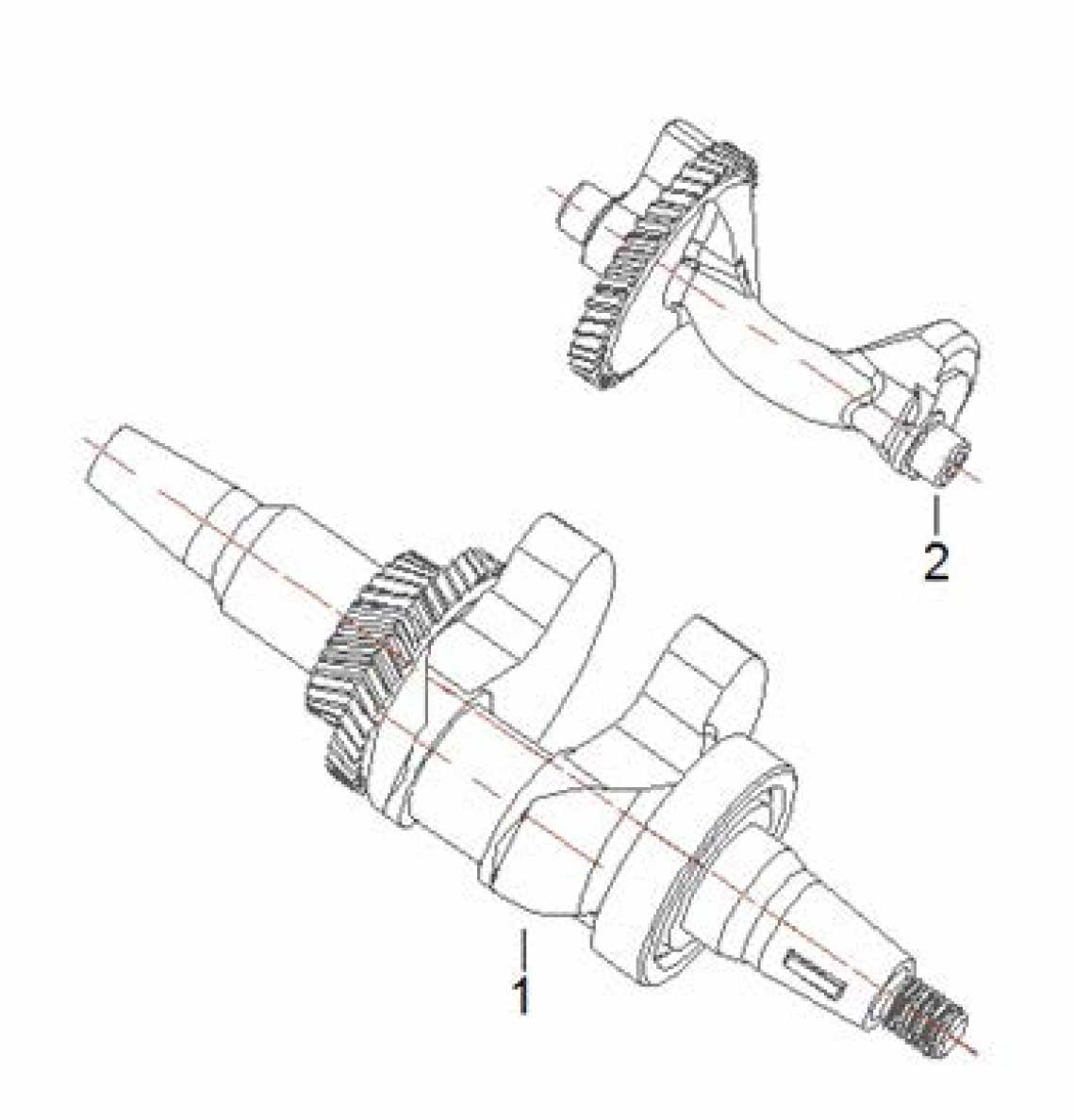 Fubag BS 6600 A ES (838757) Коленвал и балансир