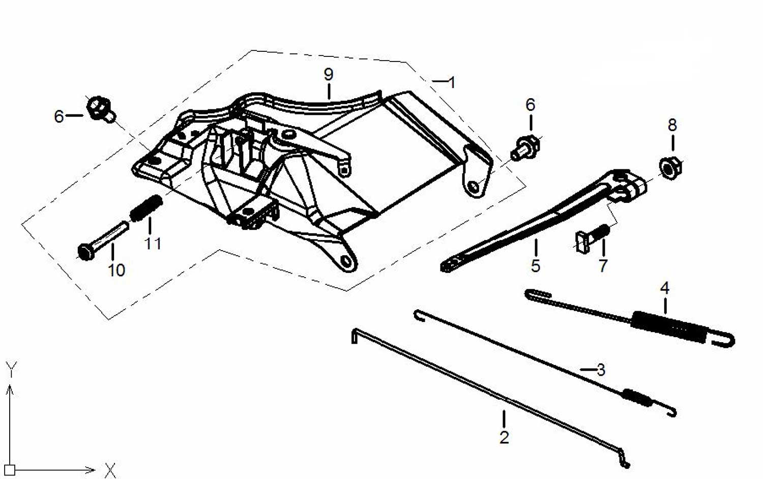 Fubag BS 6600 A ES (838757) Пластина монтажная