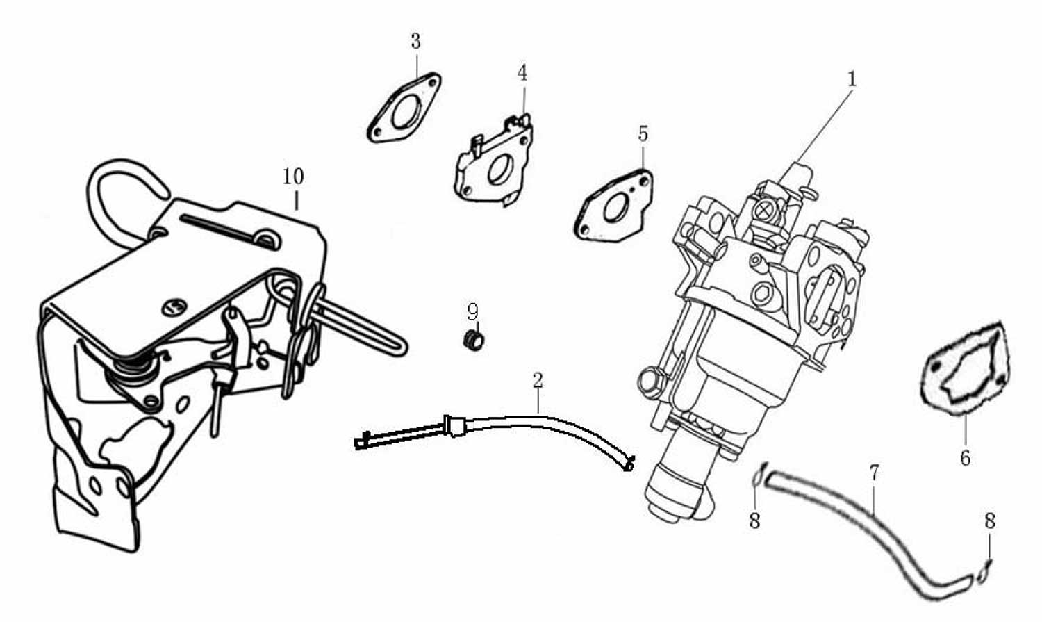 Fubag BS 6600 A ES (838798) Карбюратор