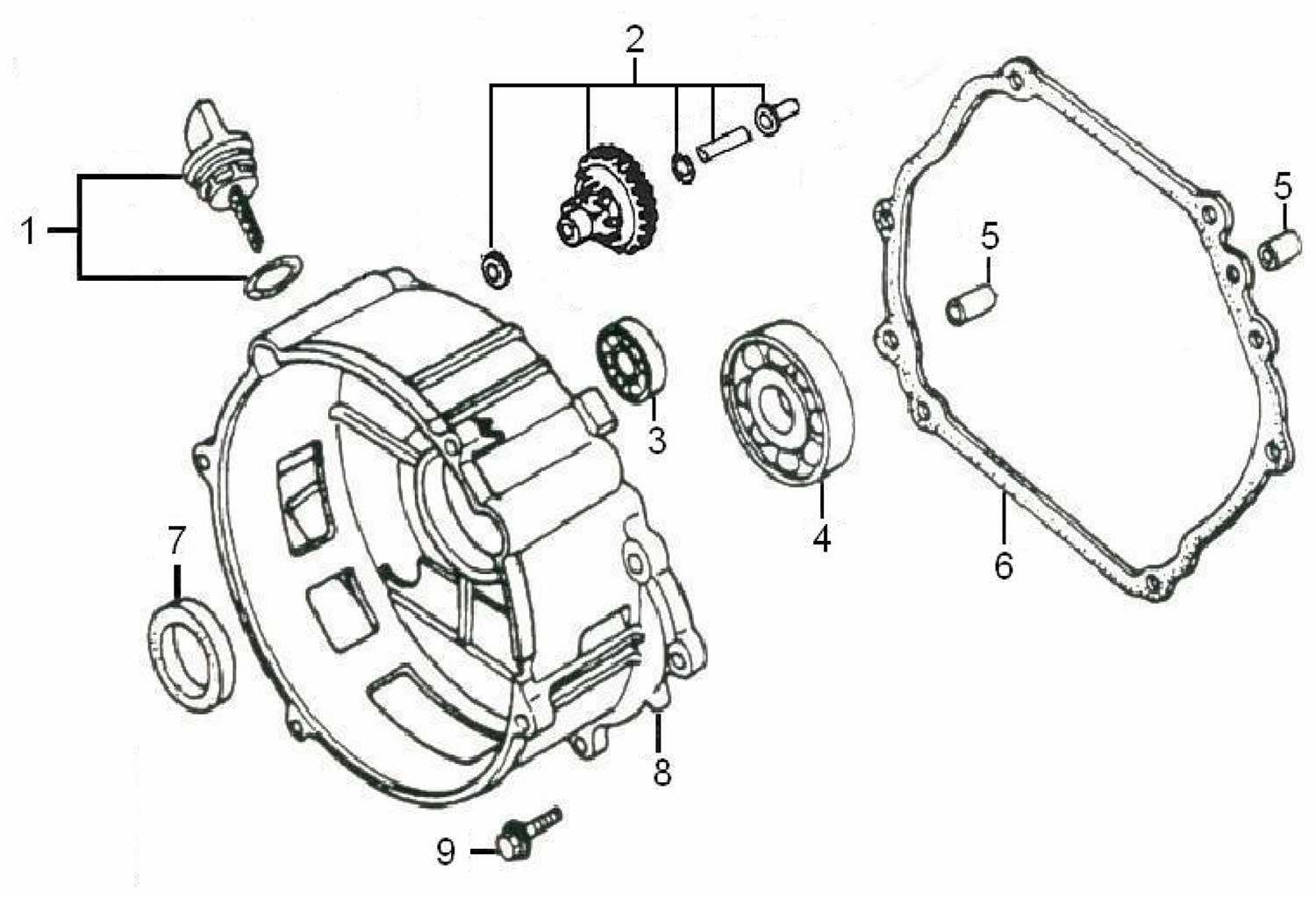 Fubag BS 6600 A ES (838798) Крышка картера