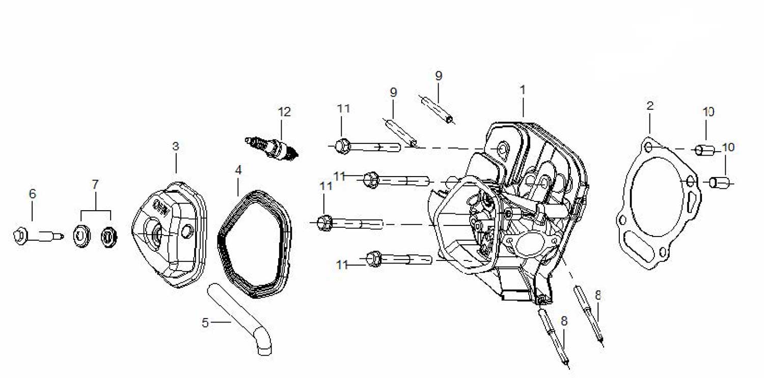 Fubag BS 6600 DA ES (838 758) Головка блока цилиндра