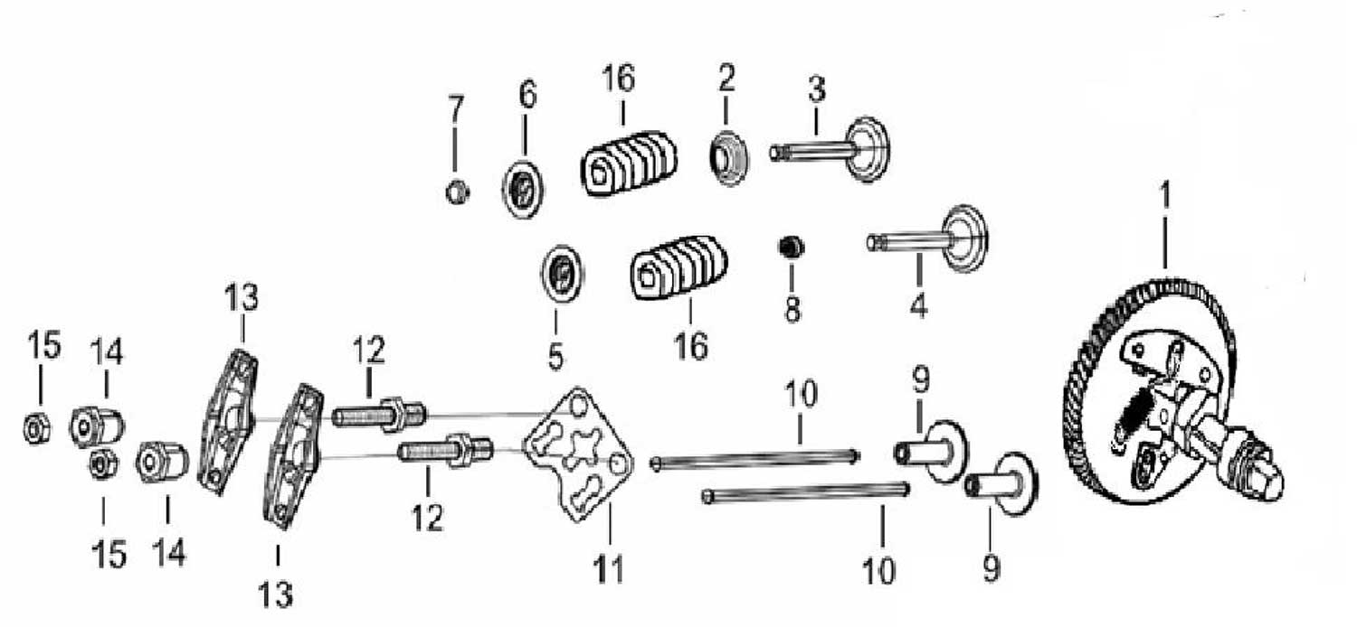 Fubag BS 6600 DA ES (838 758) Распредвал