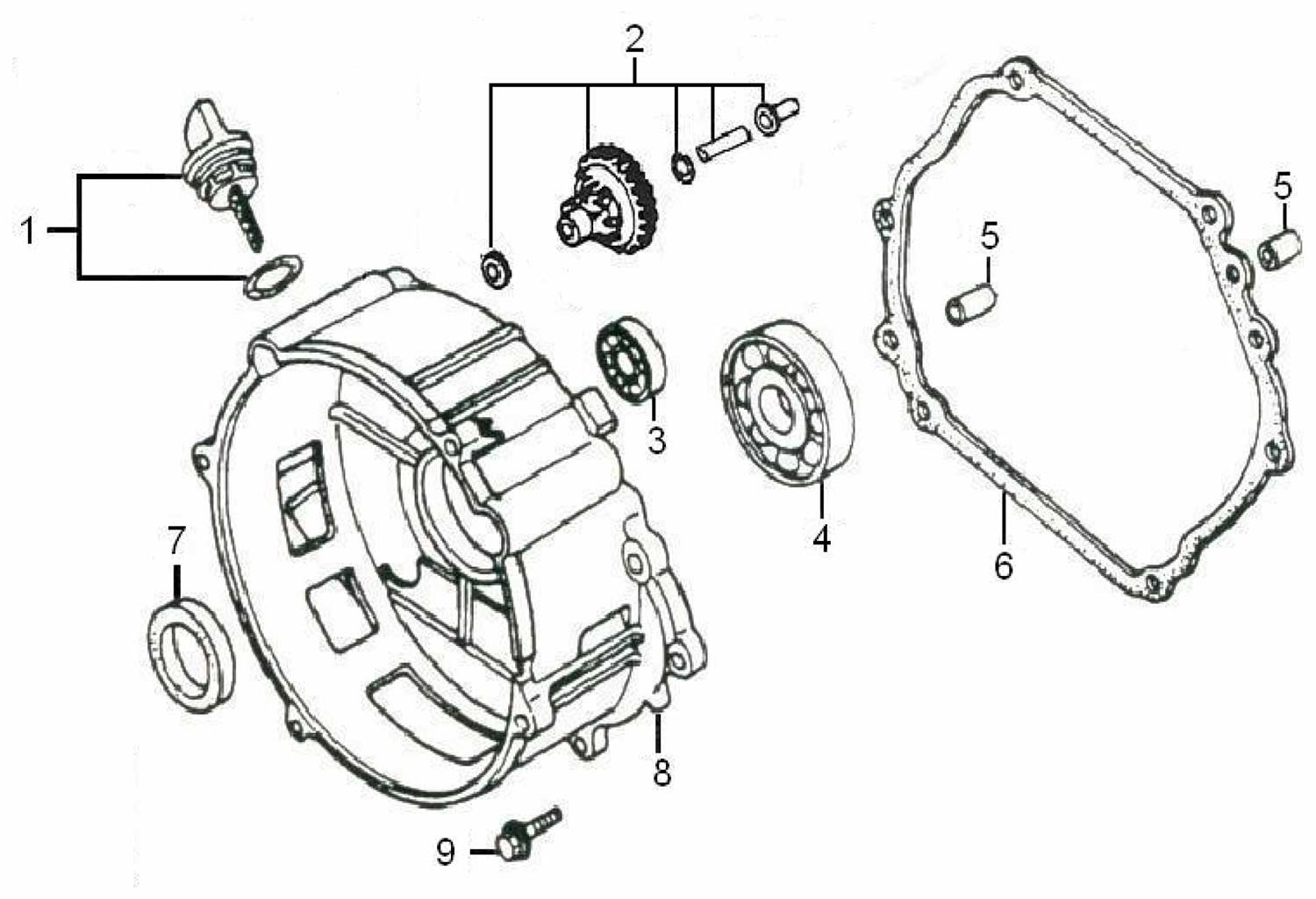 Fubag BS 6600 DA ES (838799) Крышка картера