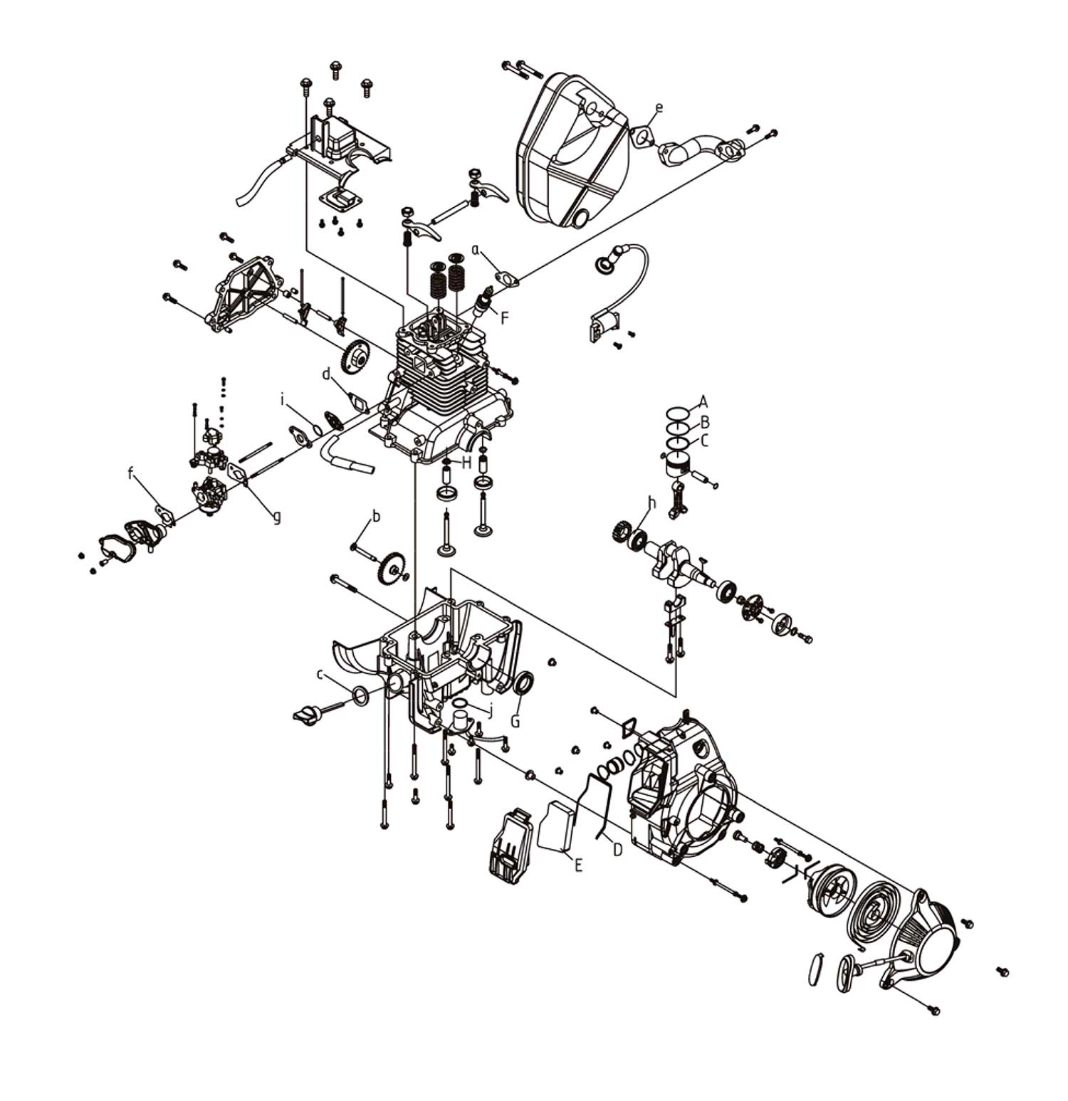 Fubag TI 1000 (68 218) Двигатель KG 144