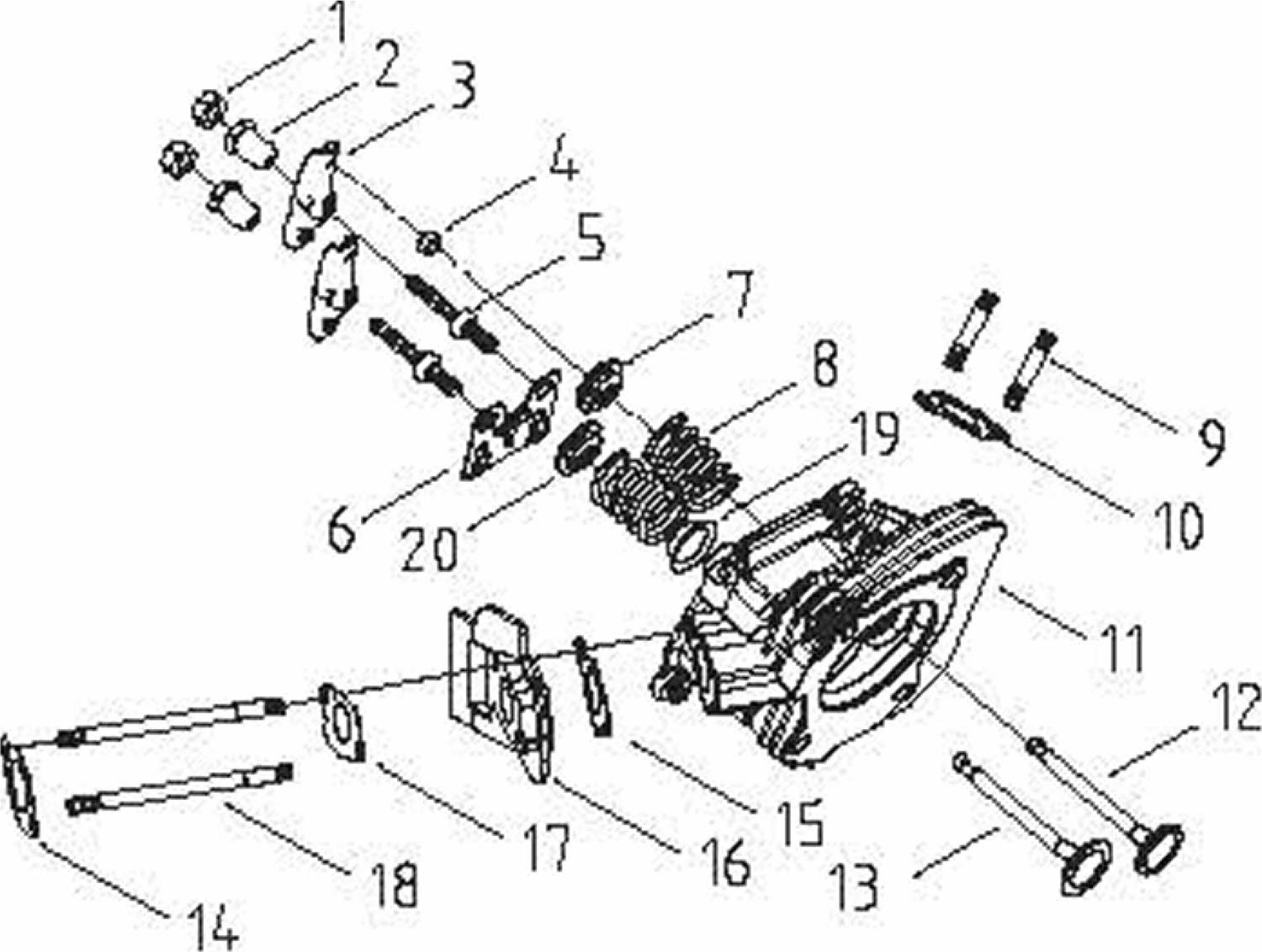 Fubag TI 3000 (68 221) Головка цилиндра