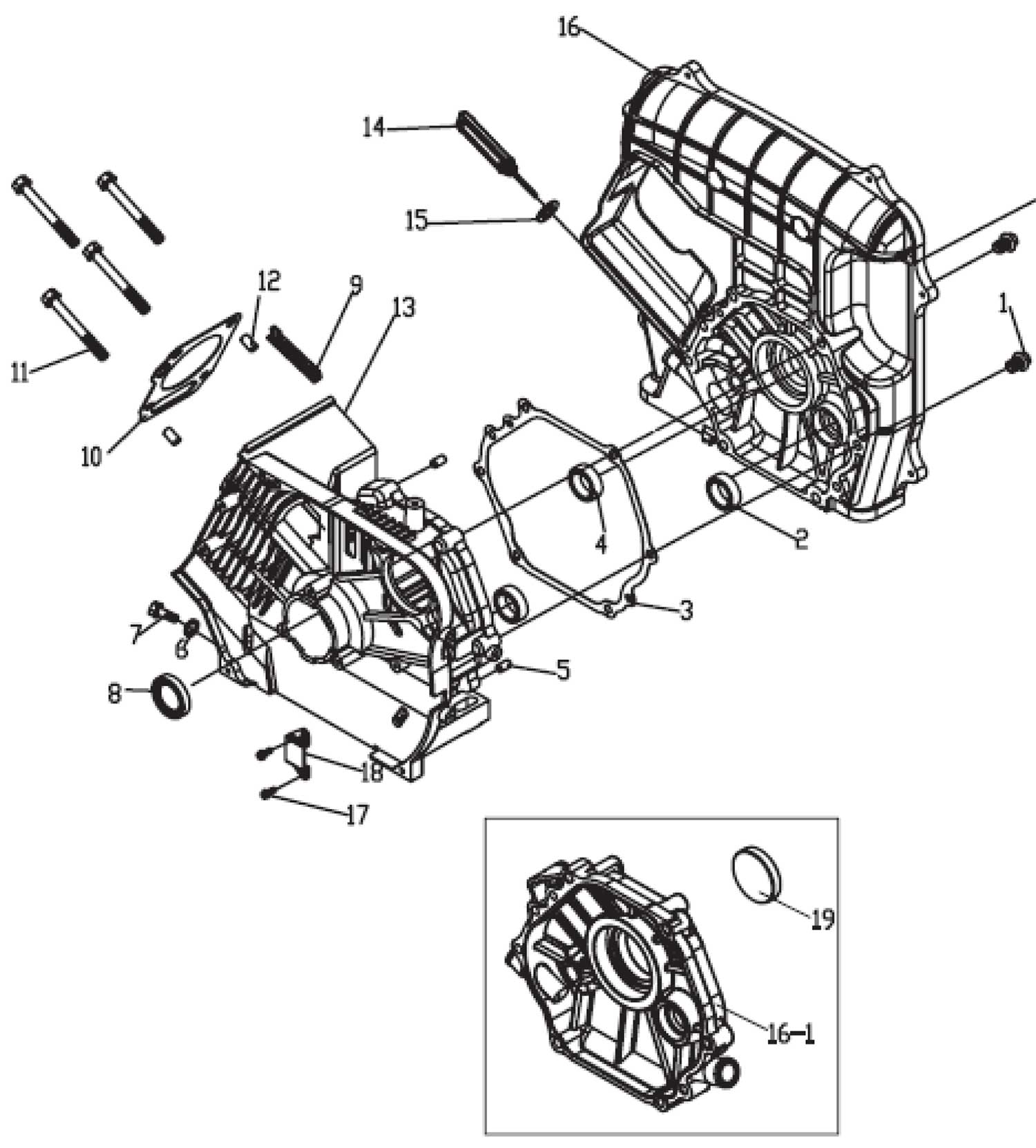 Fubag TI 6000 (68 222) Корпус цилиндра