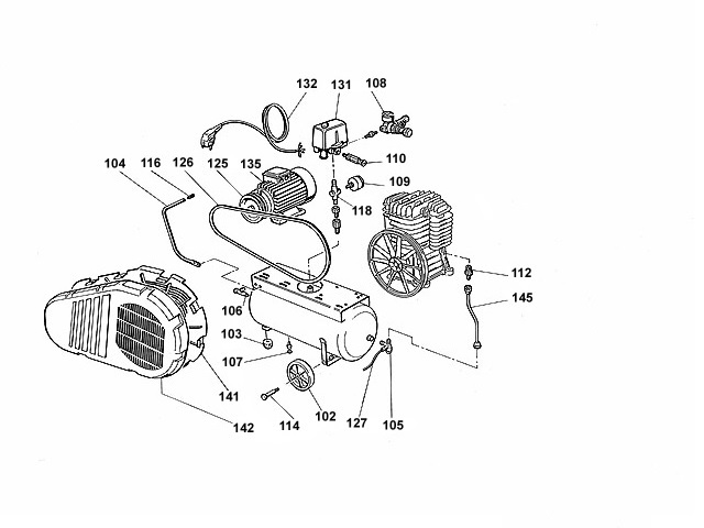 ЗАПЧАСТИ ДЛЯ КОМПРЕССОРА ПОРШНЕВОГО ABAC B2800/27 CT2 V400 (АРТ. 4116017386) (КАТАЛОГ ОБЩЕГО ВИДА)