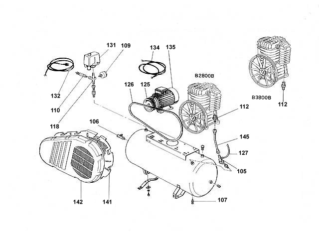 ЗАПЧАСТИ ДЛЯ КОМПРЕССОРА ПОРШНЕВОГО ABAC A29B/150 FM3 V230 (АРТ. 4116024532) (КАТАЛОГ ОБЩЕГО ВИДА)