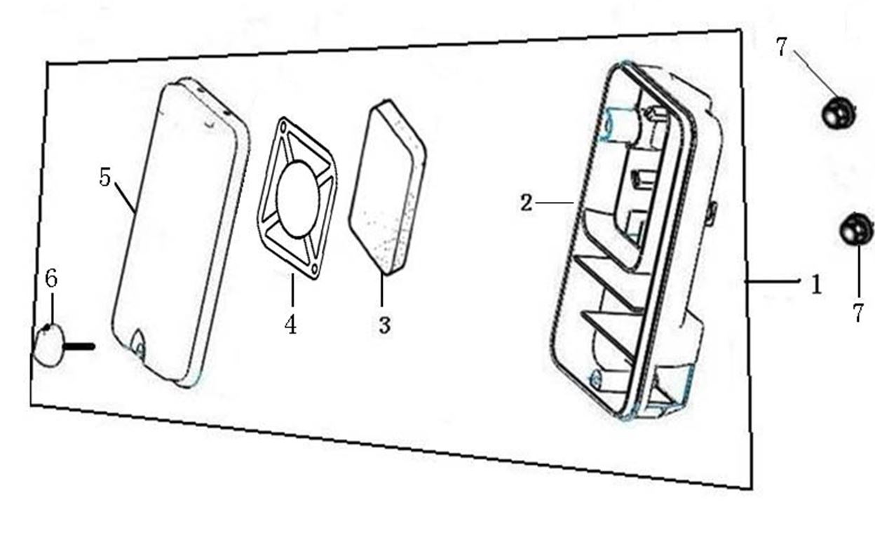 ЗАПЧАСТИ ДЛЯ ГЕНЕРАТОРА БЕНЗИНОВОГО ELITECH БЭС 8000ЕАМ (ФИЛЬТР ВОЗДУШНЫЙ)