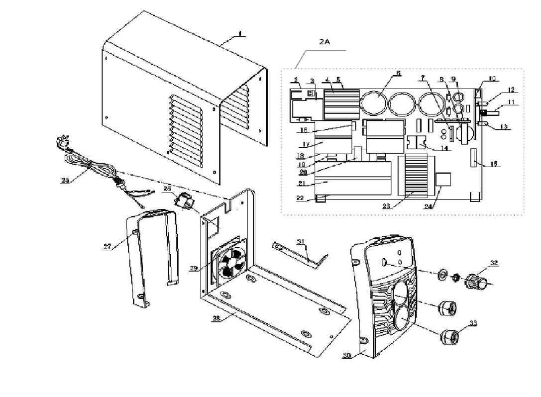 ЗАПЧАСТИ ДЛЯ ИНВЕРТОРА СВАРОЧНОГО ELITECH ИС 200Н