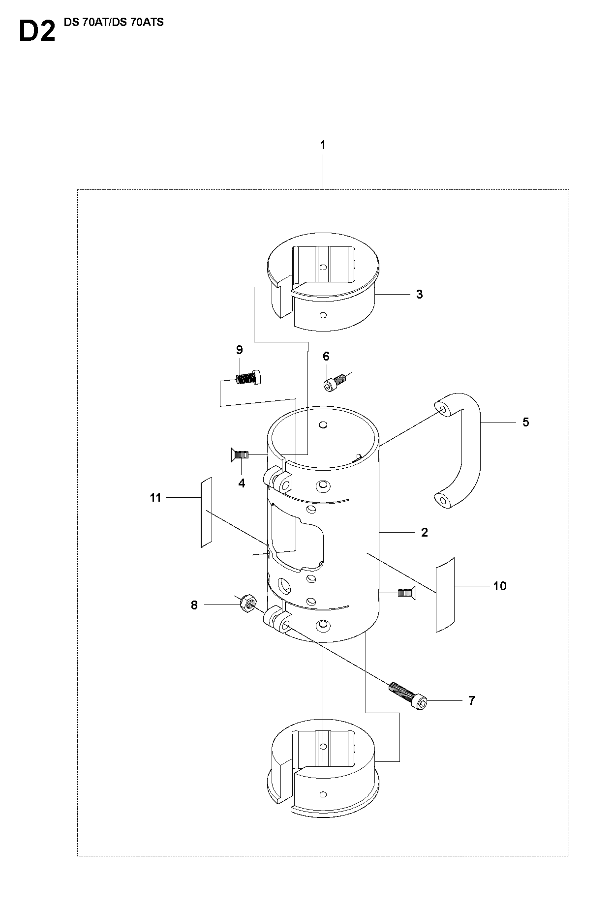 Корпус измельчителя