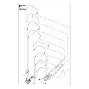 Hydraulic hoses swivel