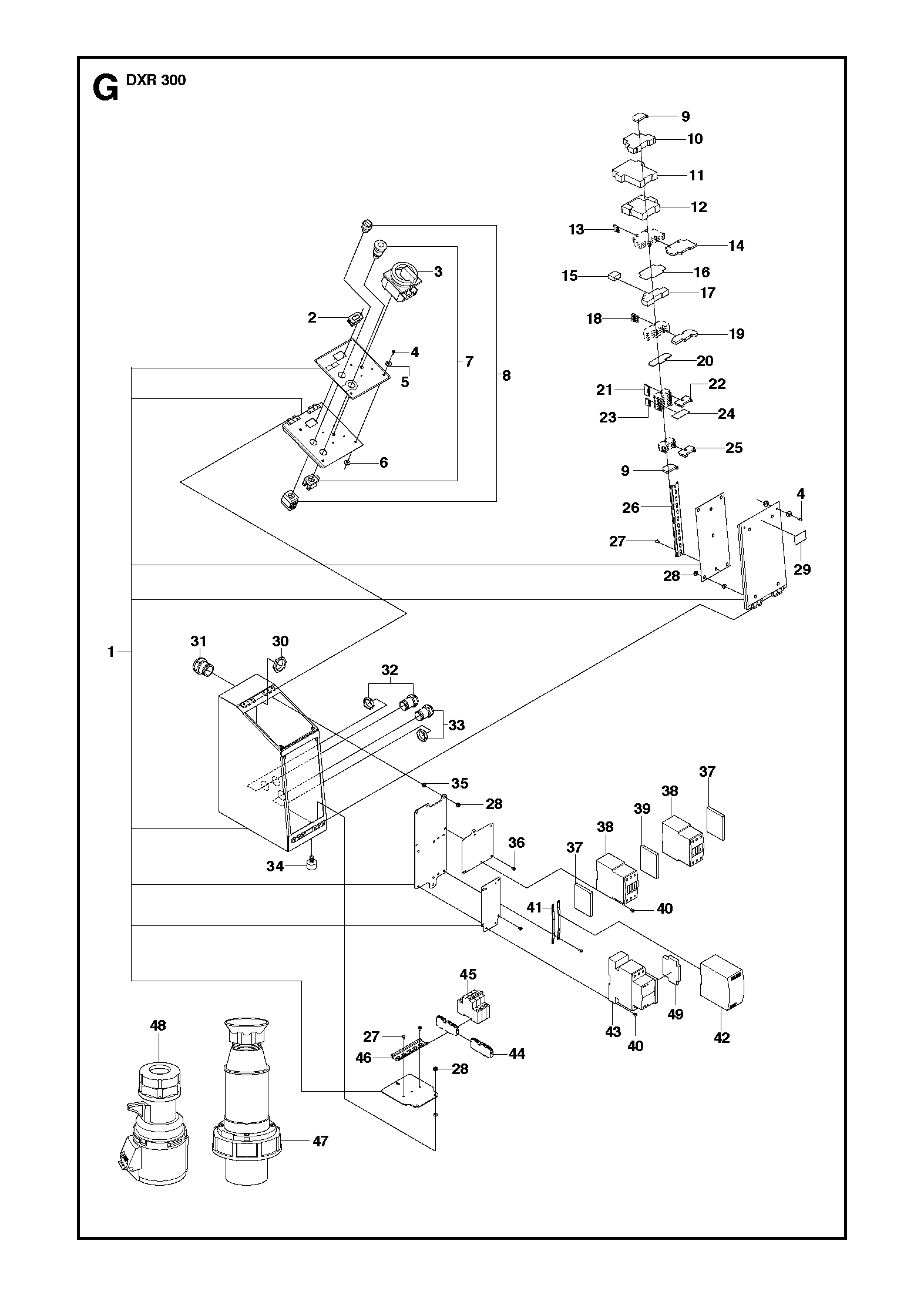 Electrical, valid for machine 1 - 20