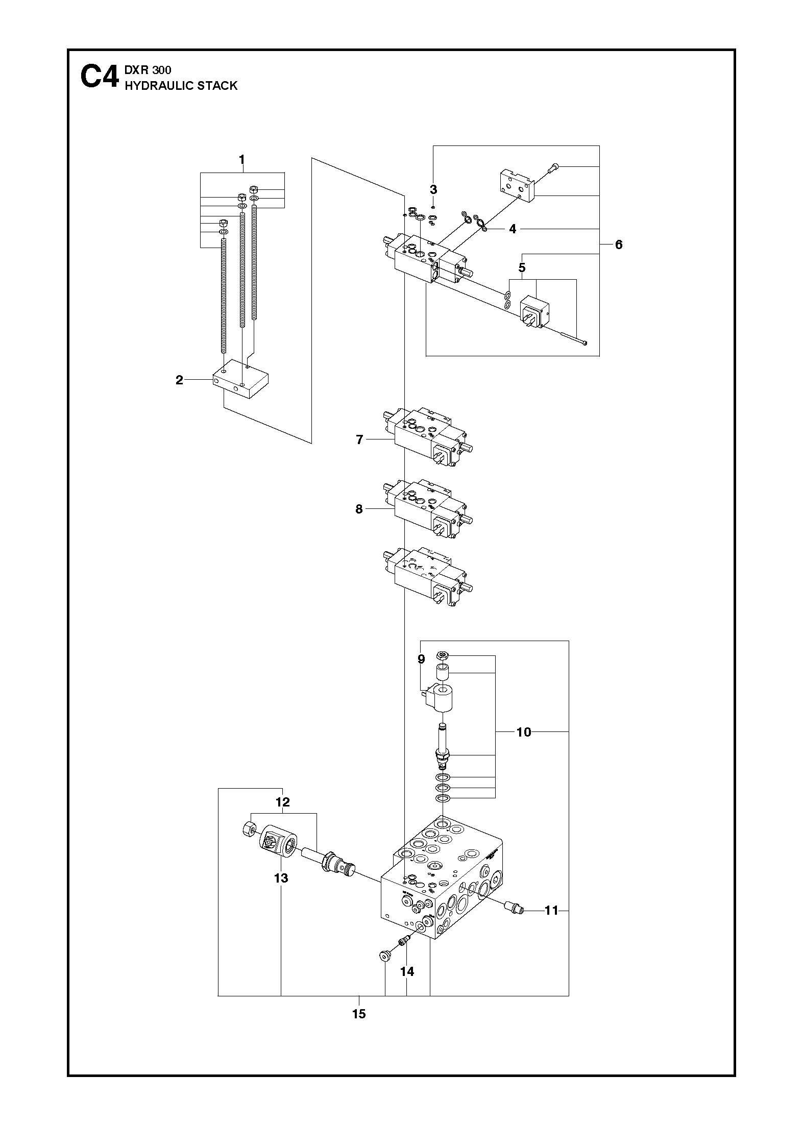 Hydraulic stack (B)