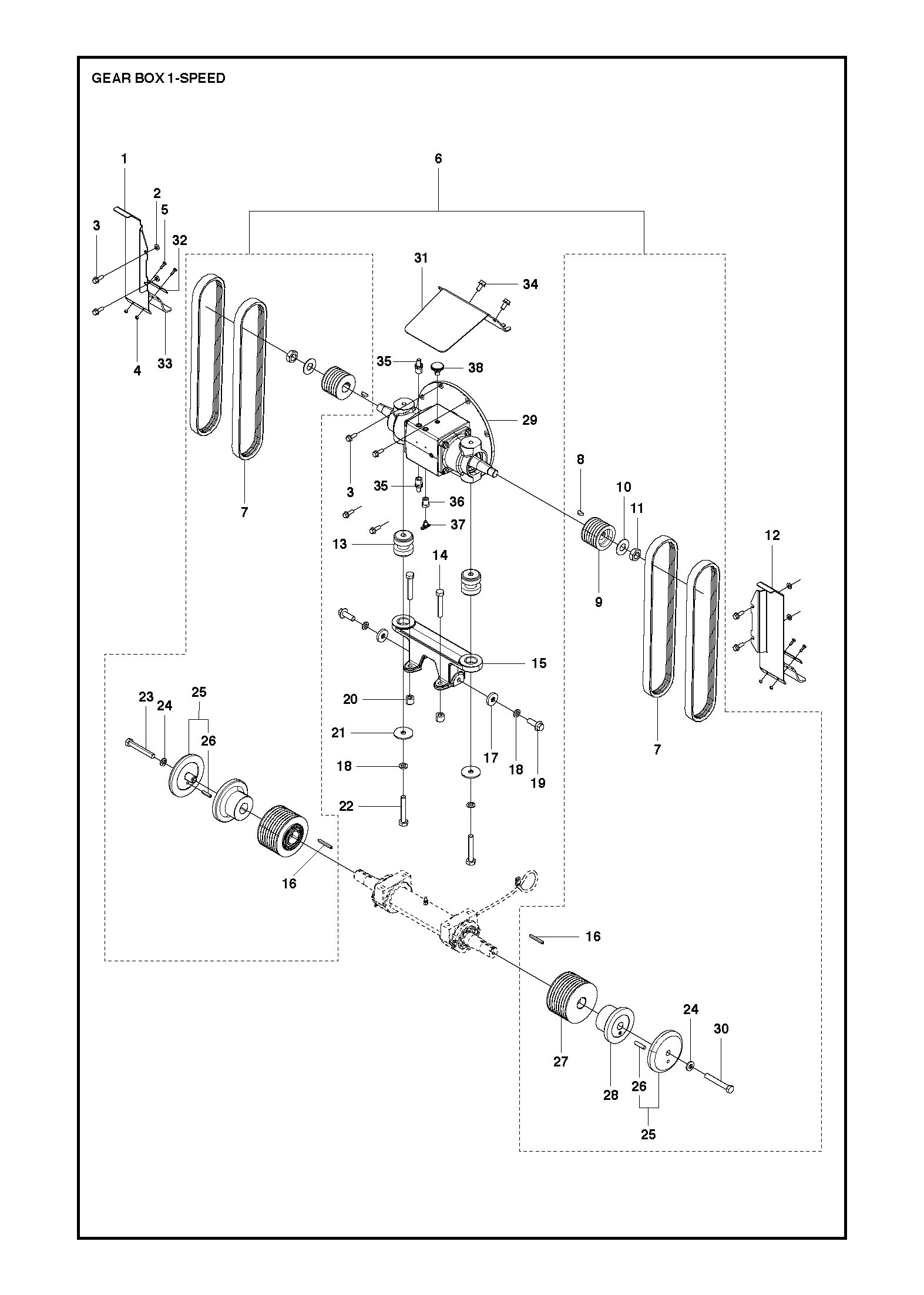 Коробка передач (B)