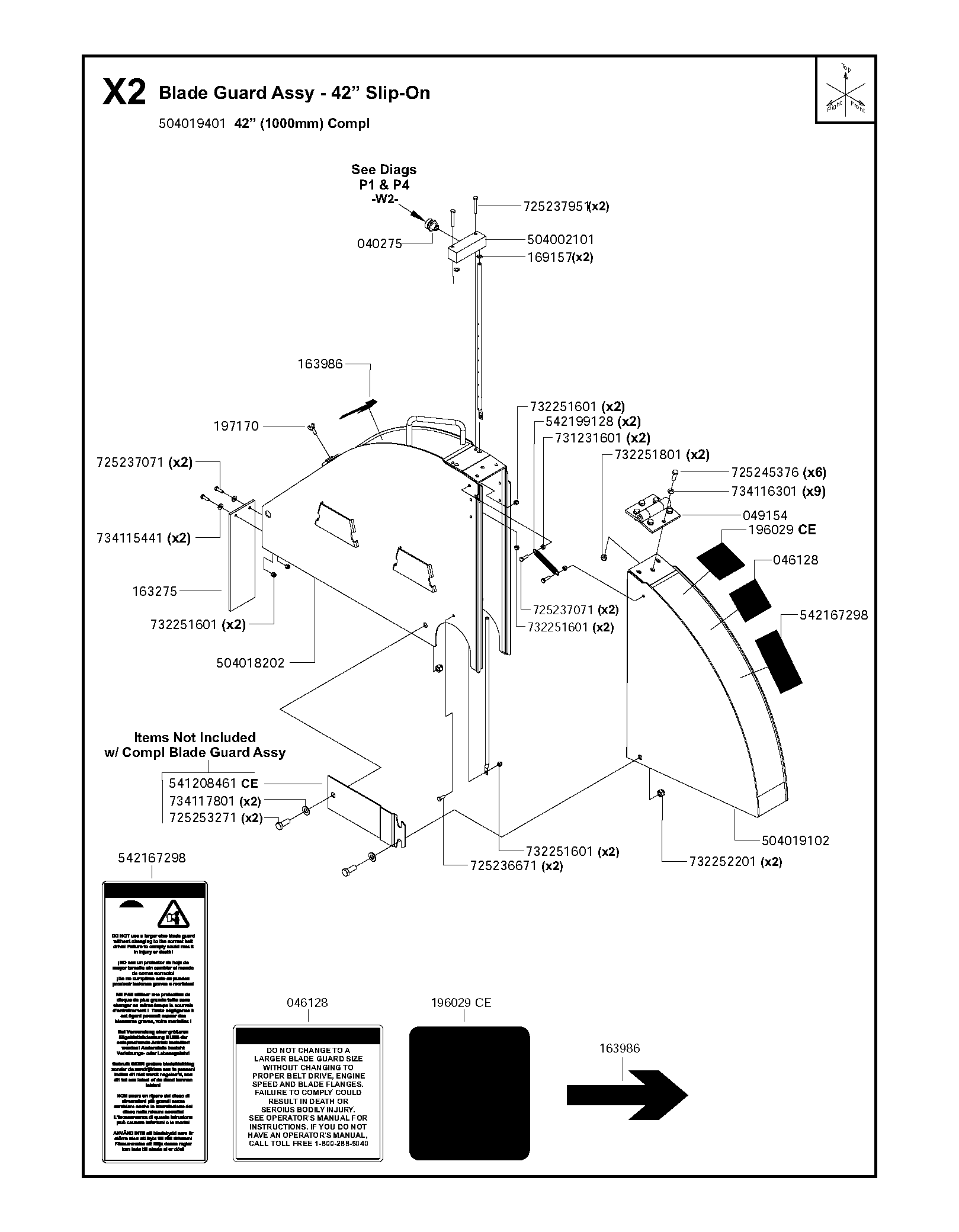 Blade guard assy - 42