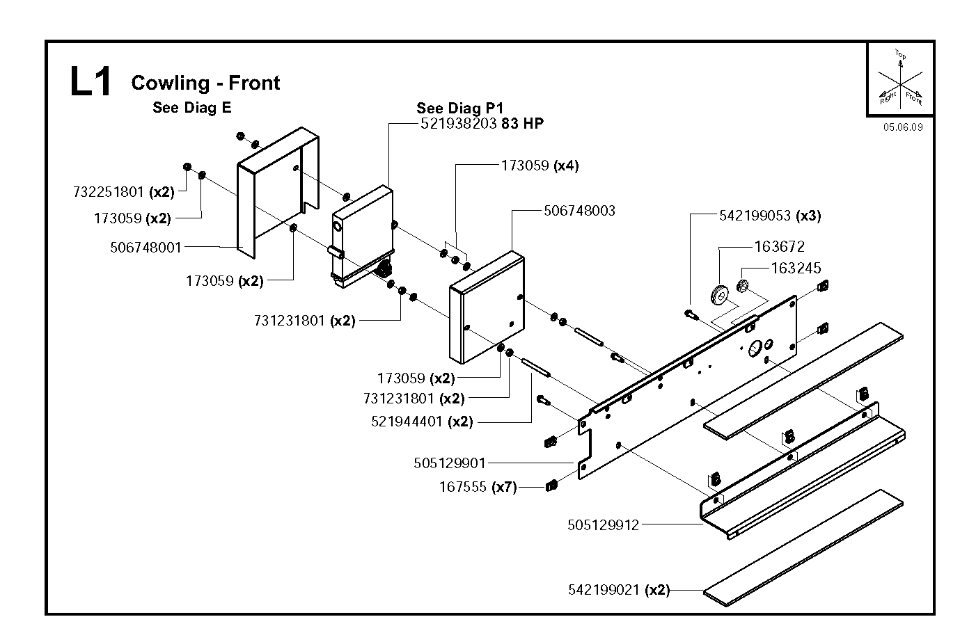 Cowling - front