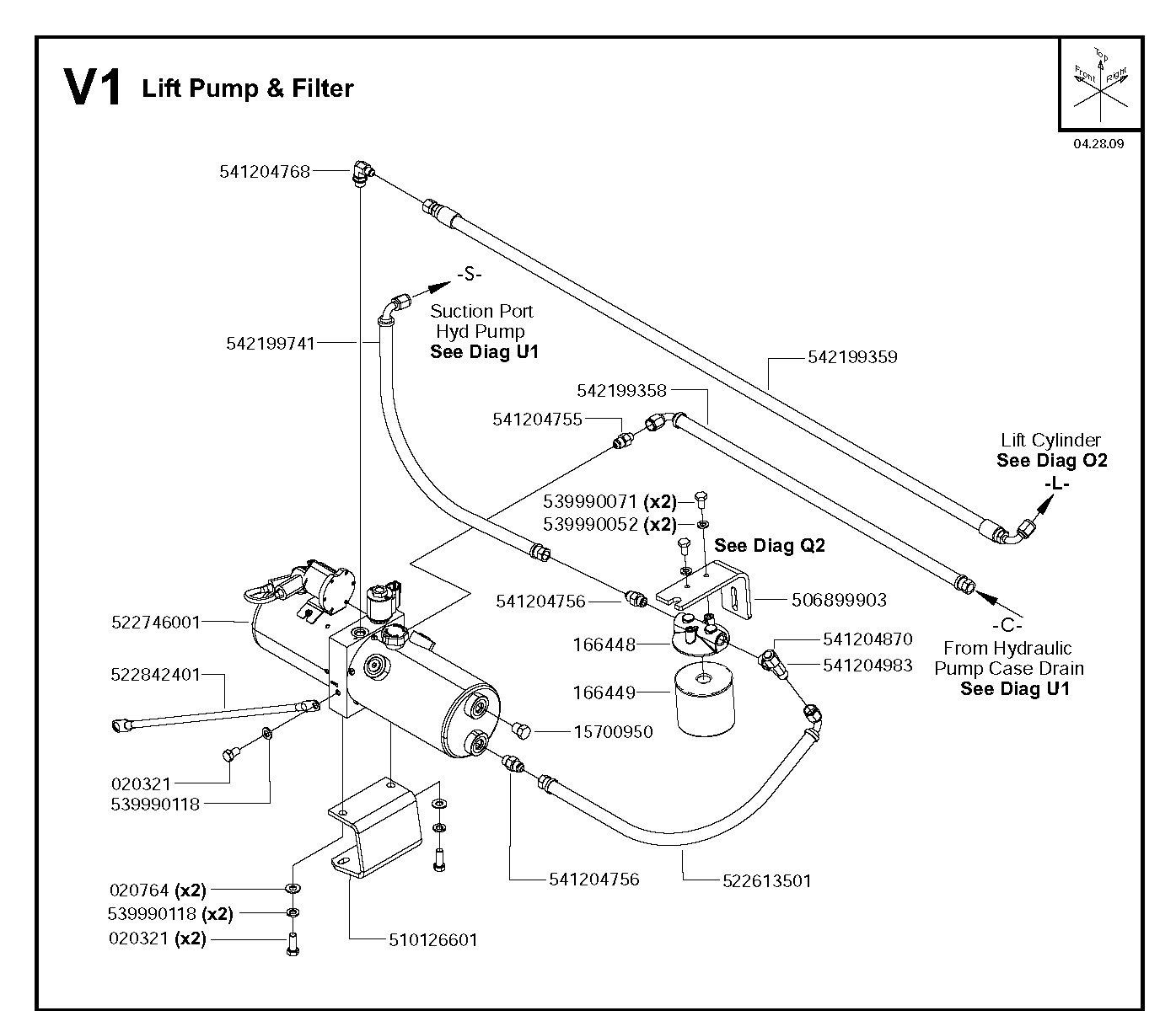 Lift pump & filter