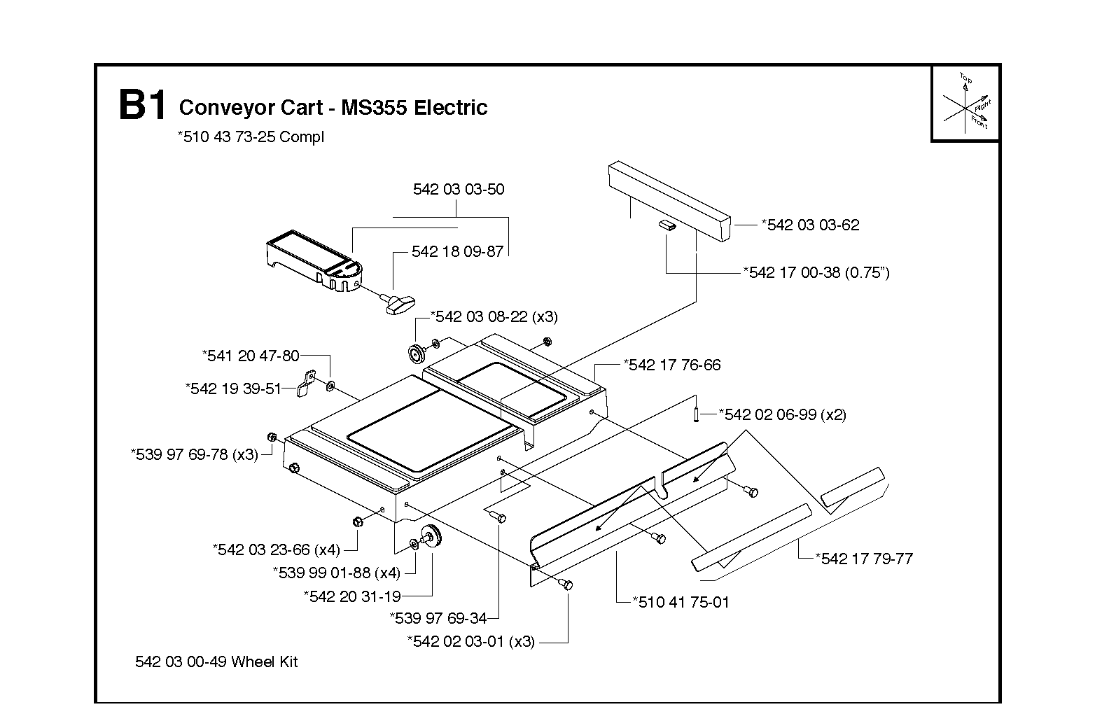 Conveyor cart (B)