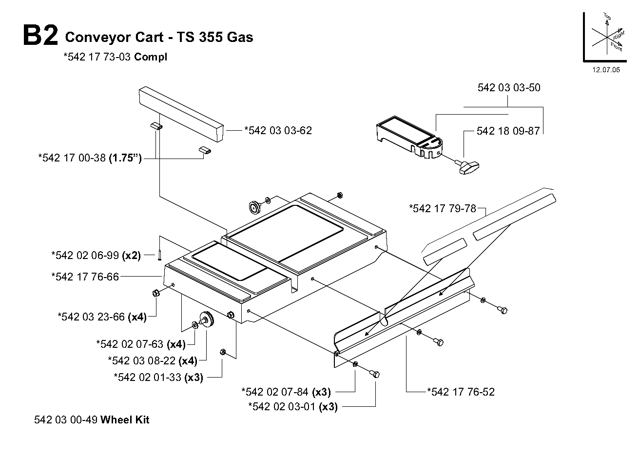 Conveyor cart (A)