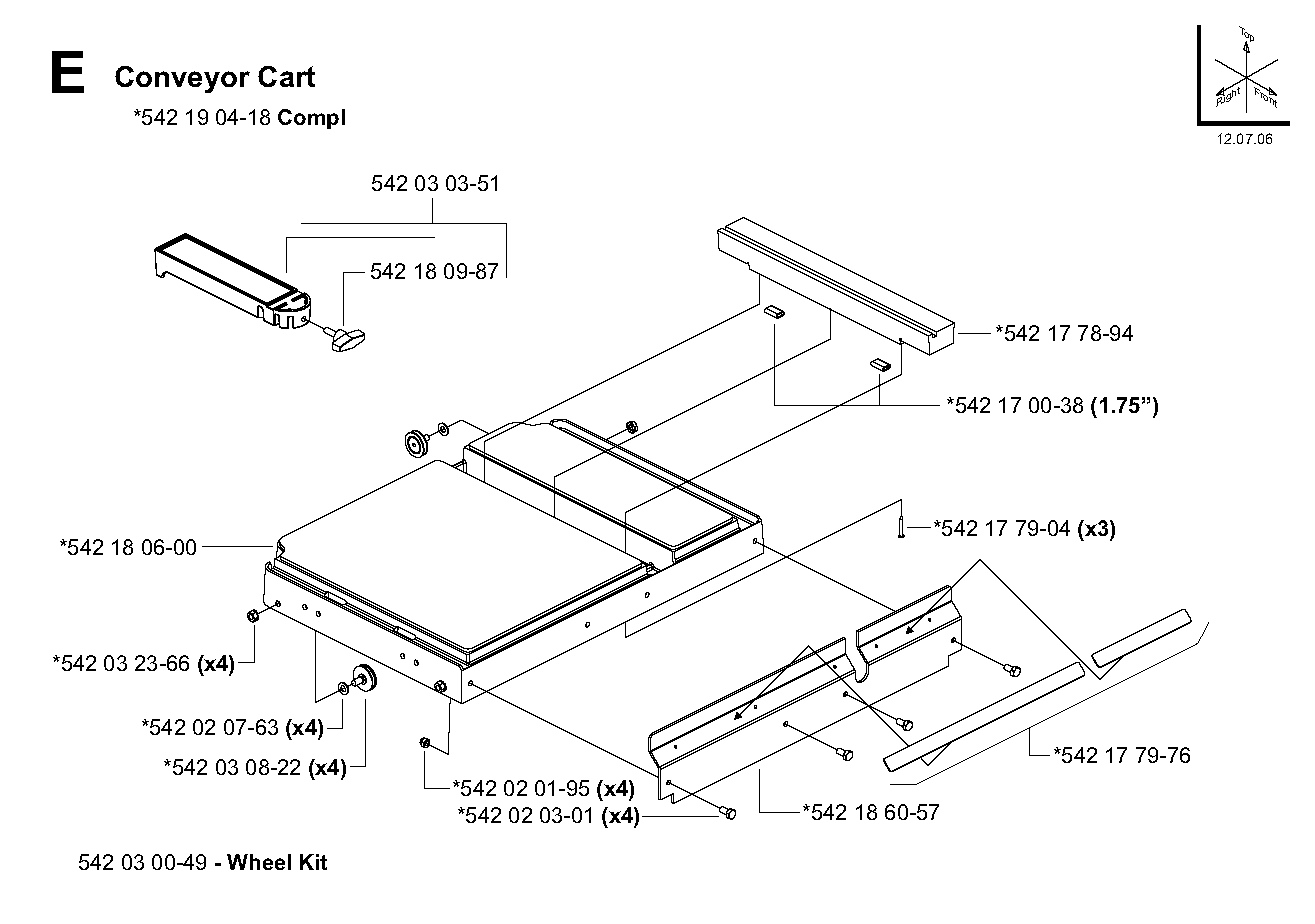 Conveyor cart
