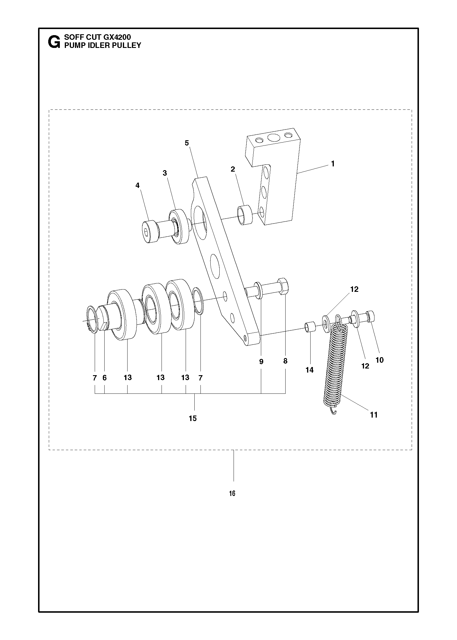 PUMP IDLER PULLEY