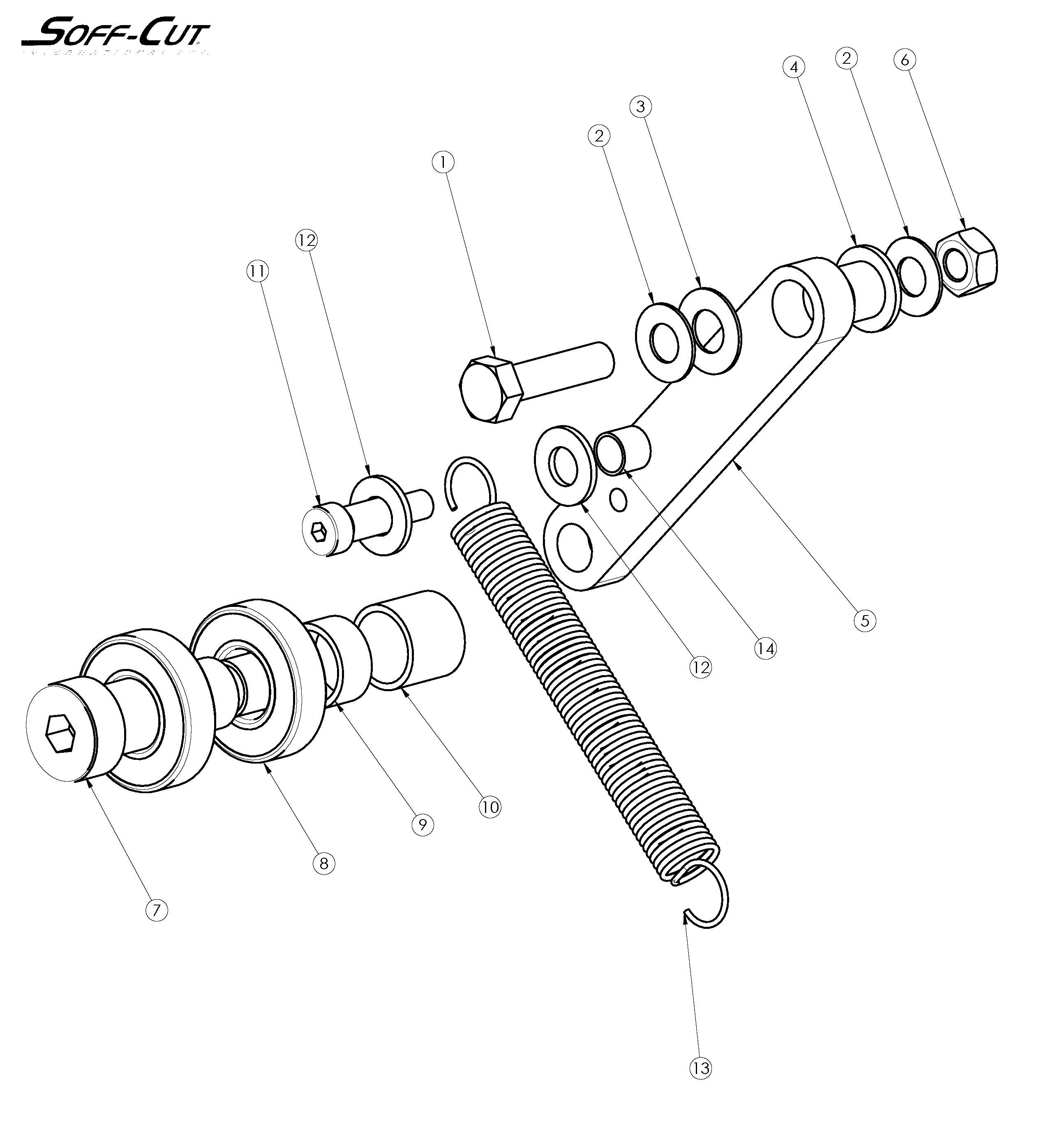 Pump idler pulley