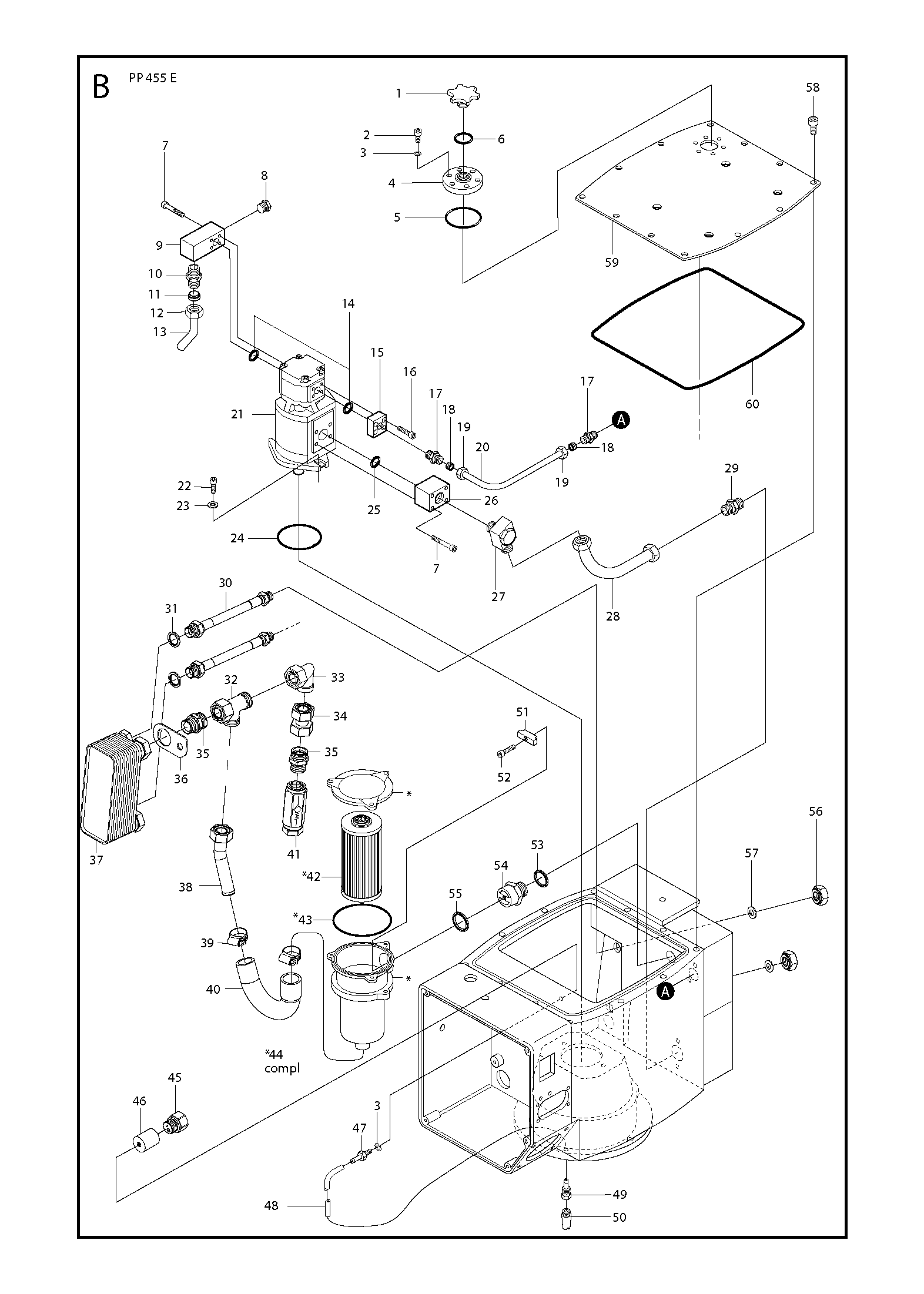 Hydraulic pump - motor