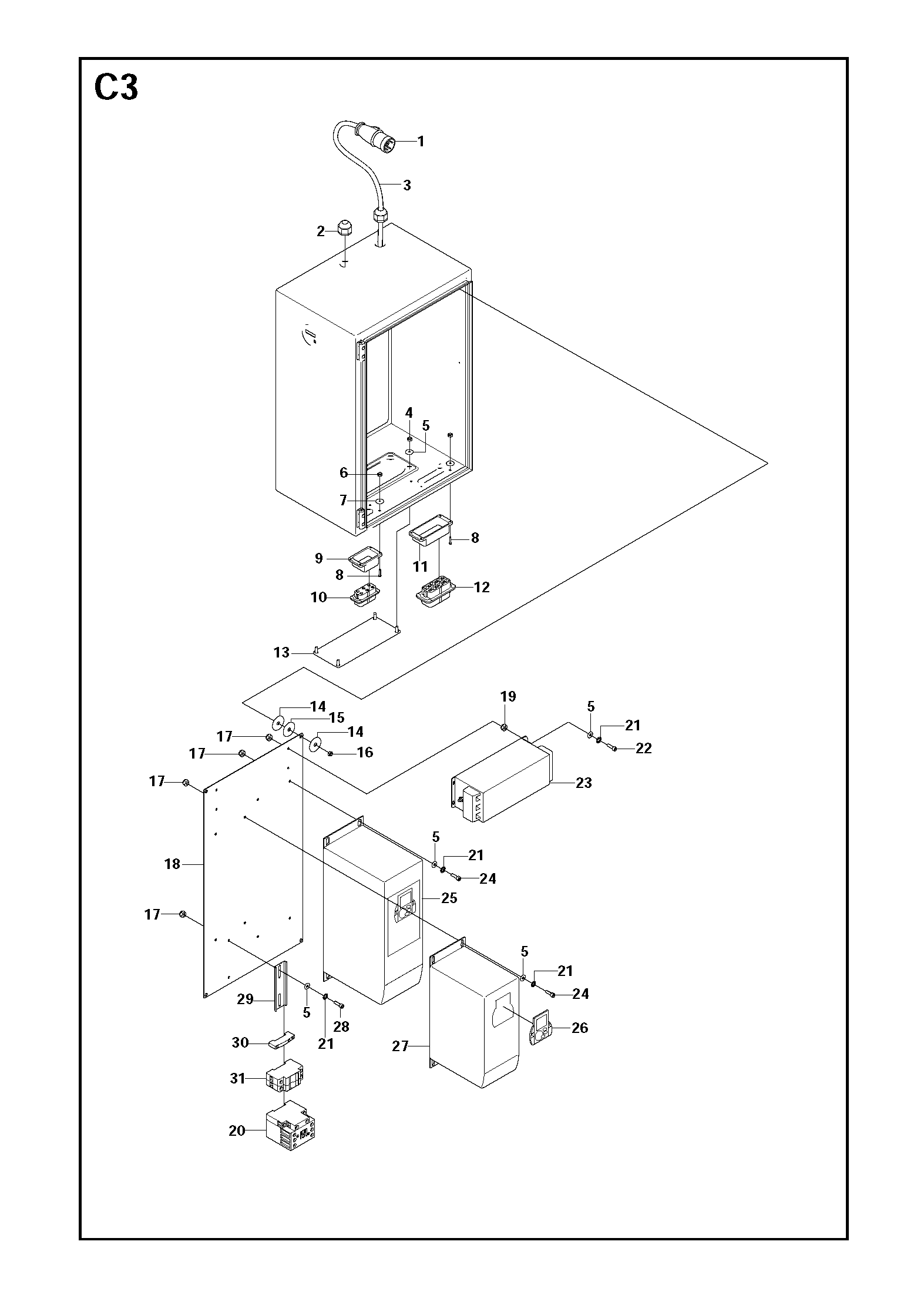 Electrical box internals