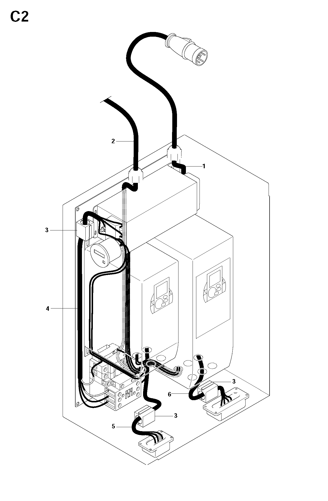 Electrical box overview single phase