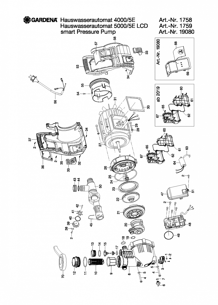 Насос Gardena SMART PRESSURE PUMP, 19080, until 2018 